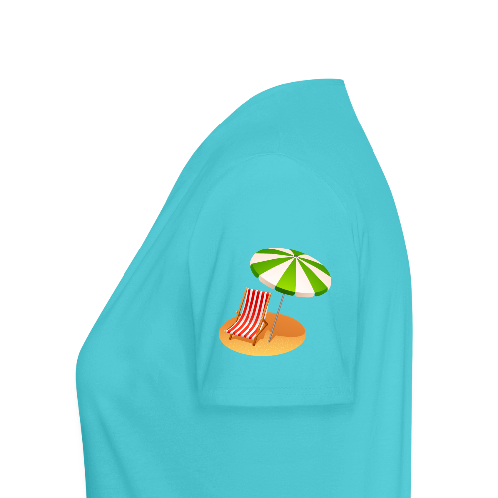 Women's V-Neck T-Shirt - aqua