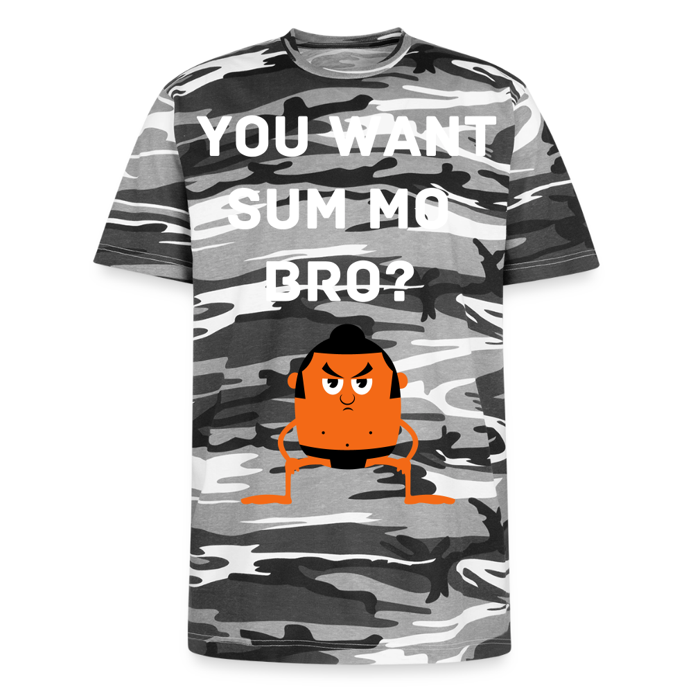 Unisex Camo Tee - black camo