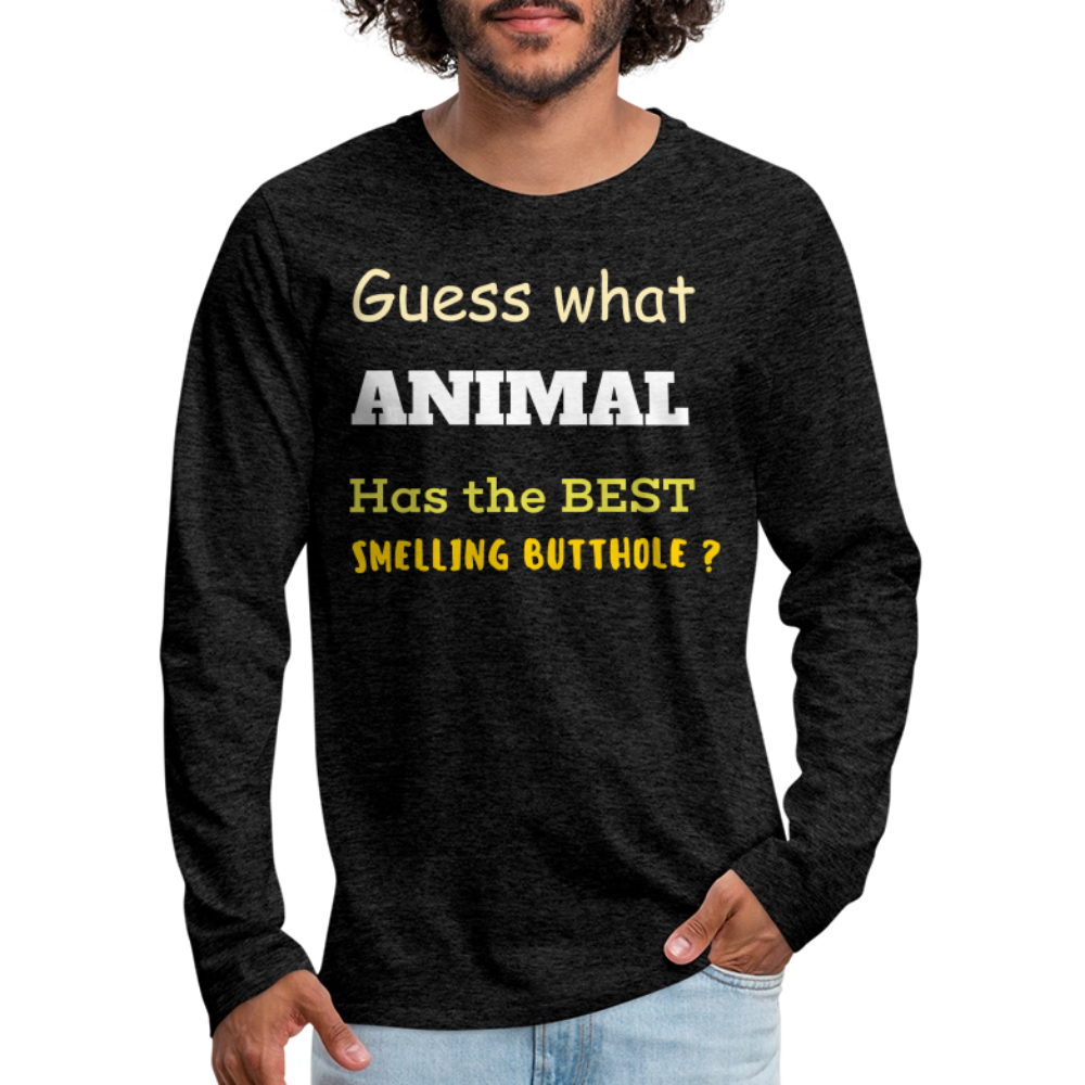 Men's Premium Long Sleeve T-Shirt - charcoal grey