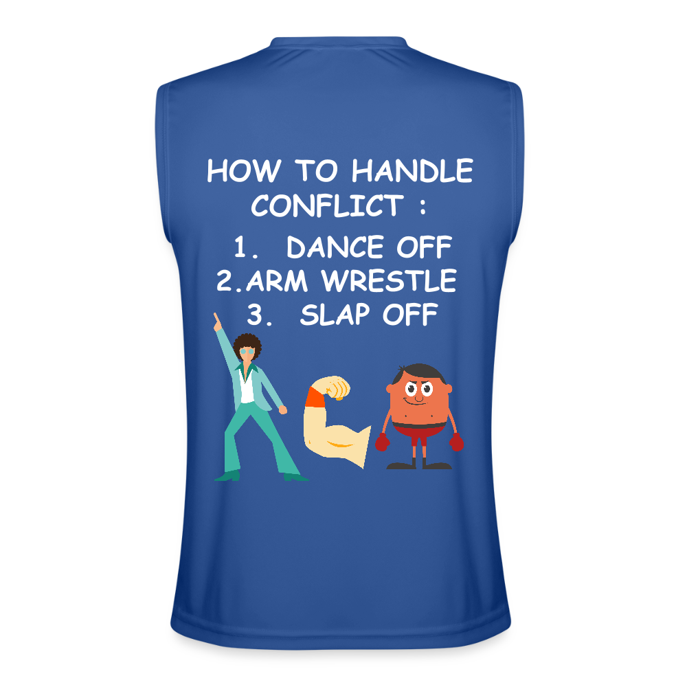 Men’s Performance Sleeveless Shirt - royal blue