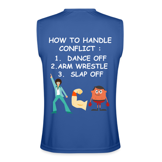 Men’s Performance Sleeveless Shirt - royal blue