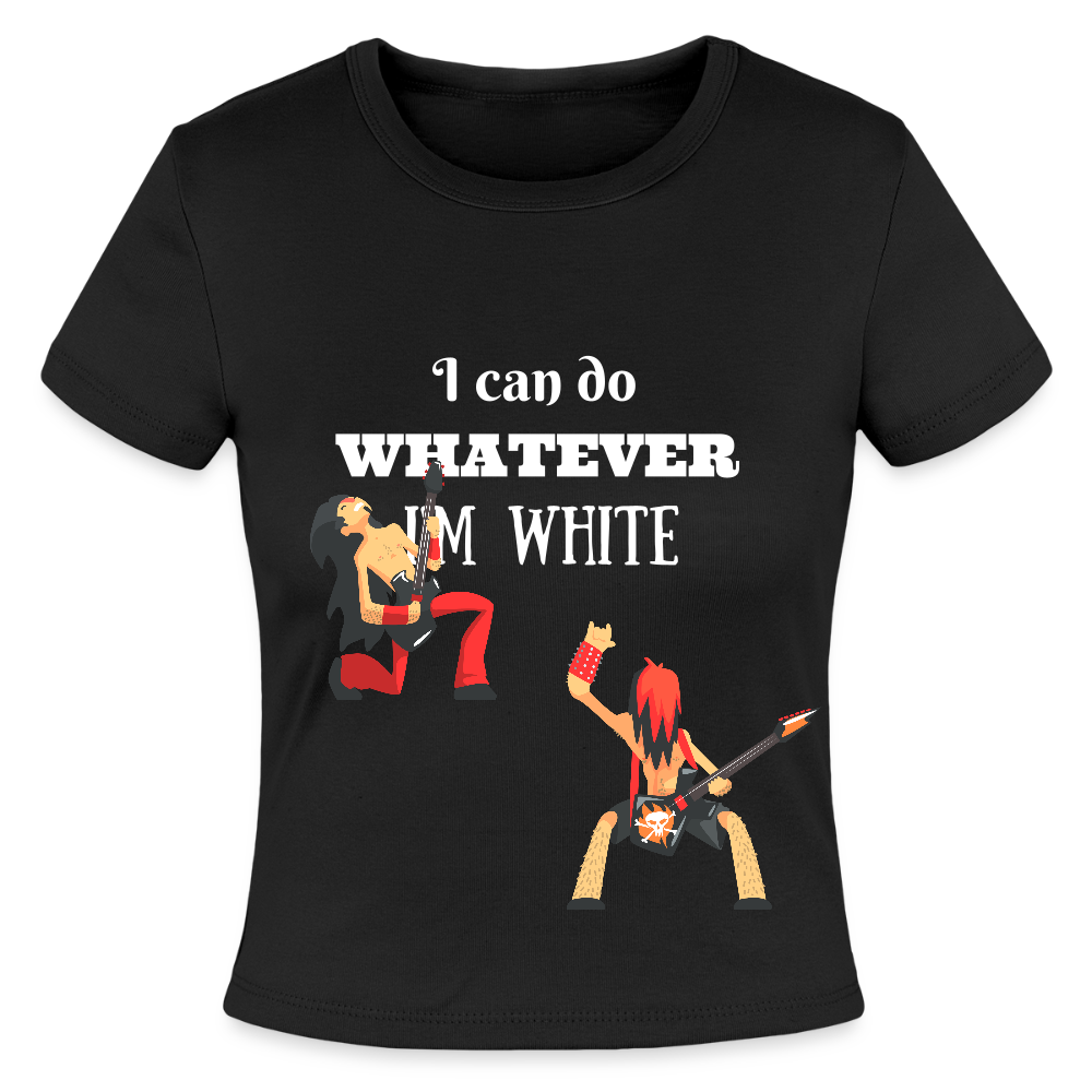 Slim Fit Rib Women's T-Shirt - black