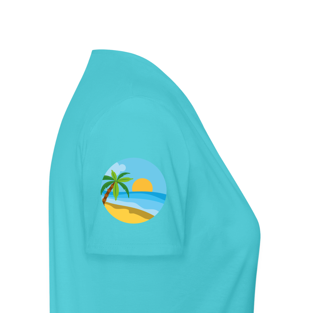 Women's V-Neck T-Shirt - aqua