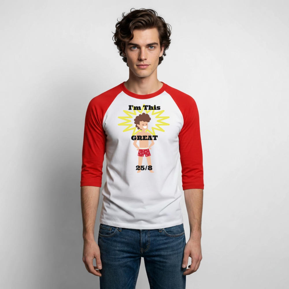 Baseball T-Shirt - white/red