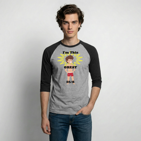 Baseball T-Shirt - heather gray/black