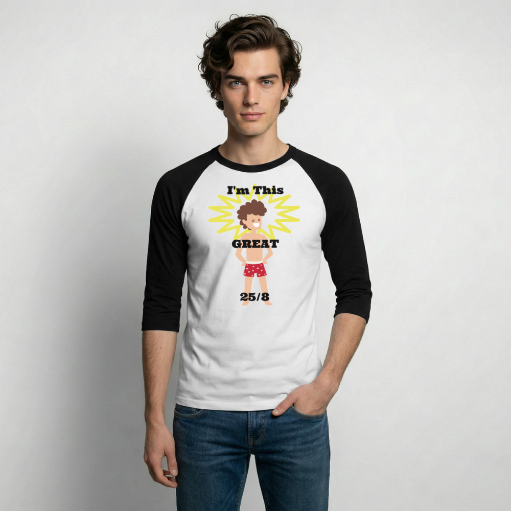 Baseball T-Shirt - white/black