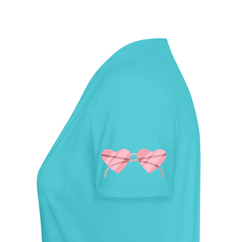 Women's V-Neck T-Shirt - aqua